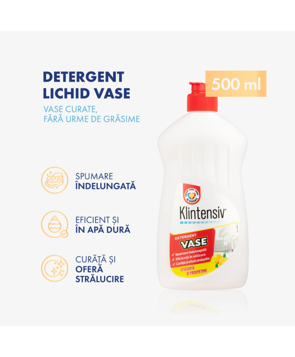 Klintensiv Detergent de Vase 500 ml