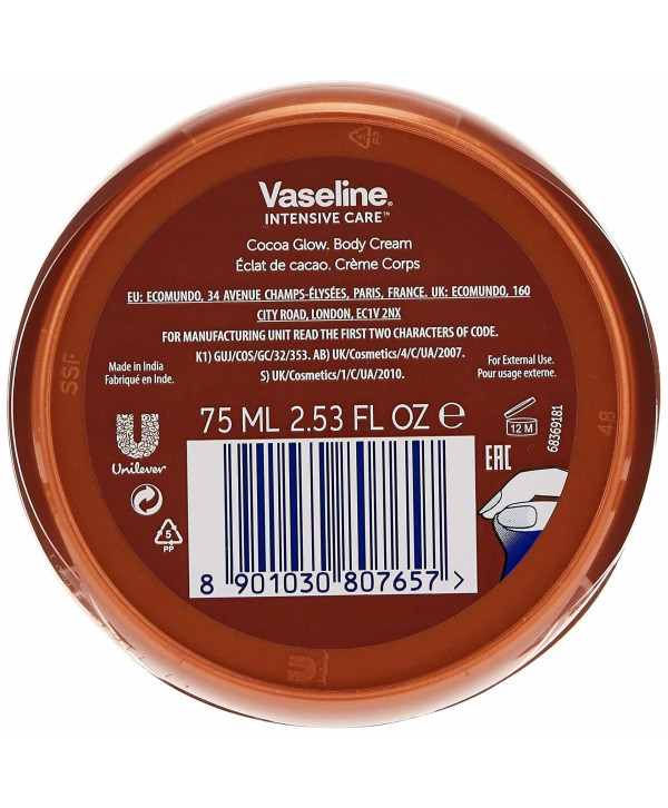 Vaseline Cocoa Glow Crema Corp 75ml