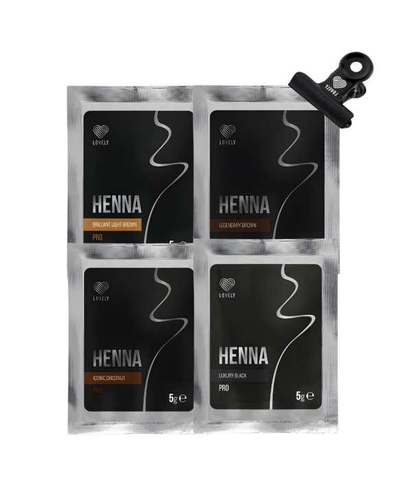 Set Lovely Henna Pro - Vopsea Sprancene Henna