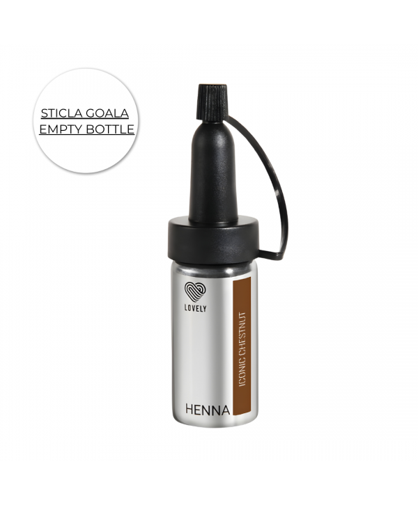 Lovely Sticla Henna cu Capac Dozator "Iconic Chestnut" 10g