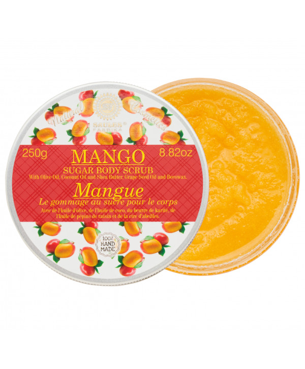 Saules Exfoliant Corp cu Zahar aroma de Mango 250g