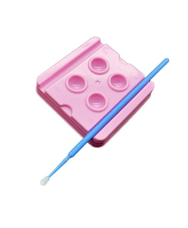 Recipient plastic amestec pigmenti / vopsea/ henna 4 cupe