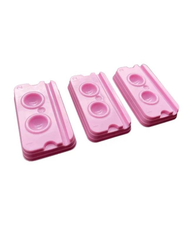 Recipient plastic amestec pigmenti / vopsea/ henna  2 cupe