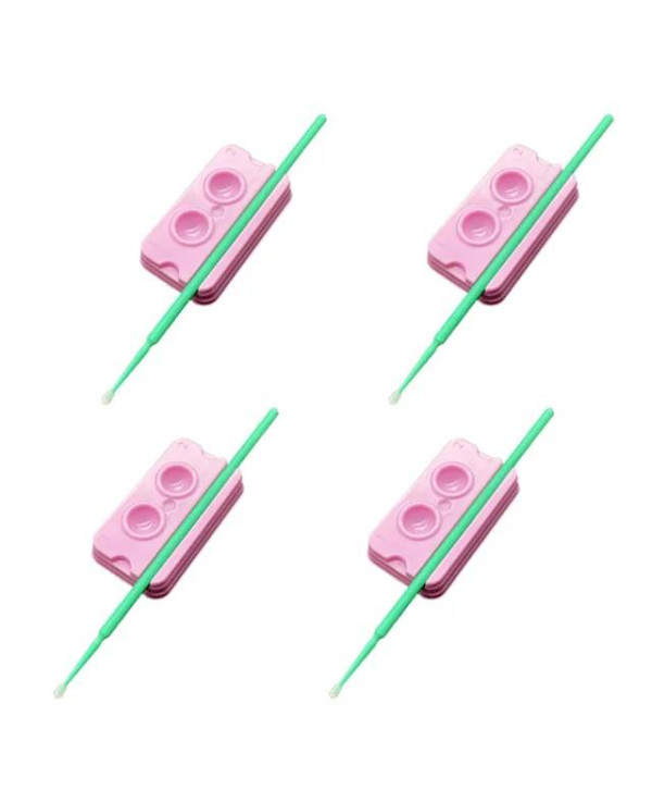 Recipient plastic amestec pigmenti / vopsea/ henna  2 cupe